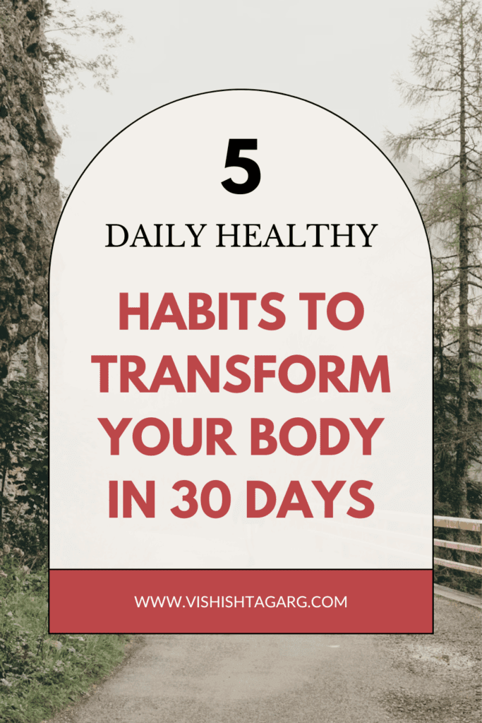 healthy lifestyle habits