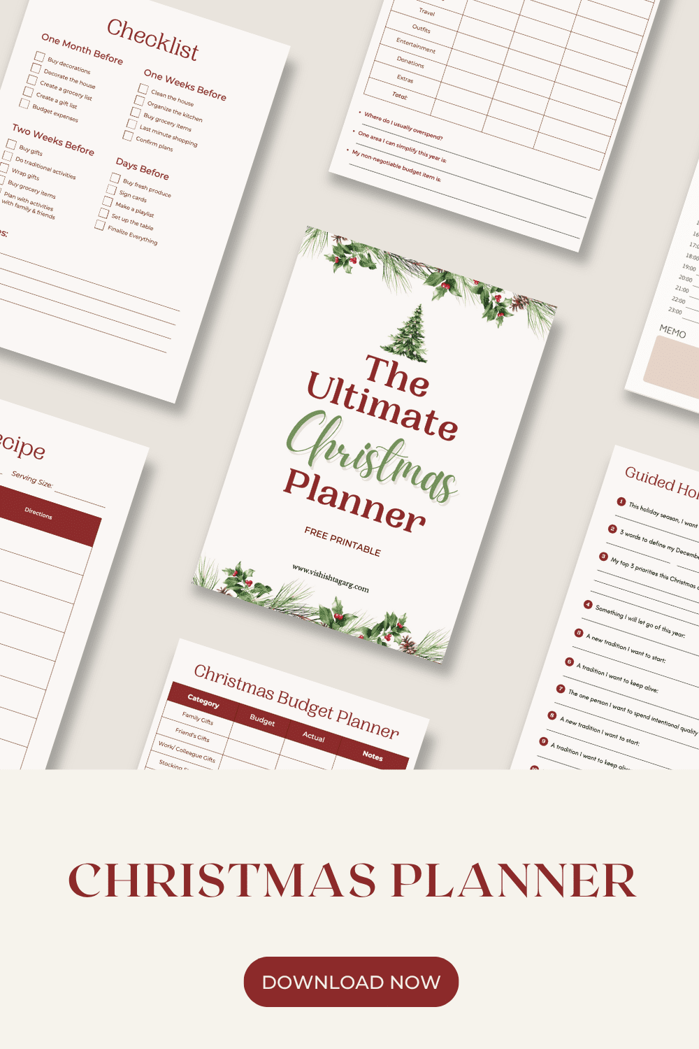 FREE CHRISTMAS PLANNER