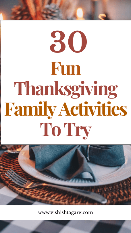 thanksgiving family activities