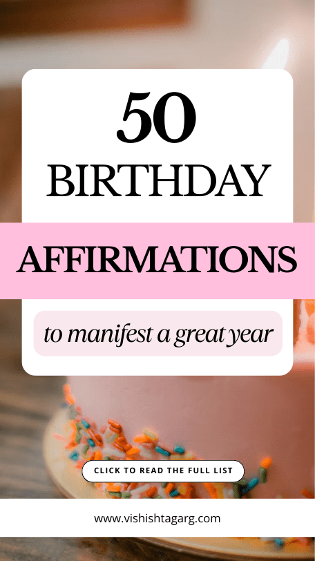 positive birthday affirmations