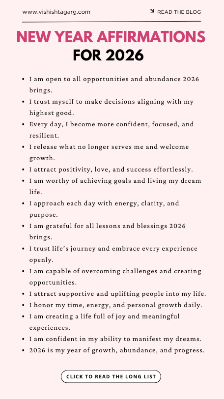 new year affirmations 2026