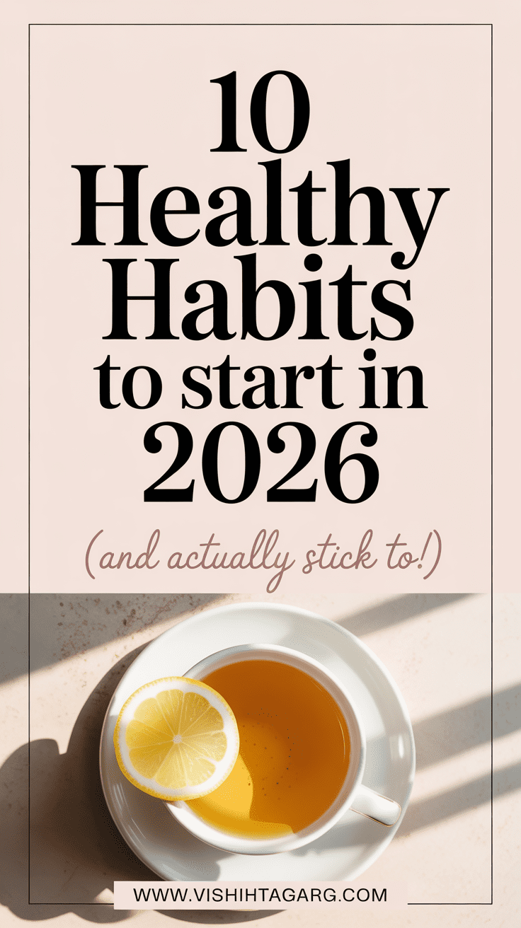 healthy lifestyle habits in 2026