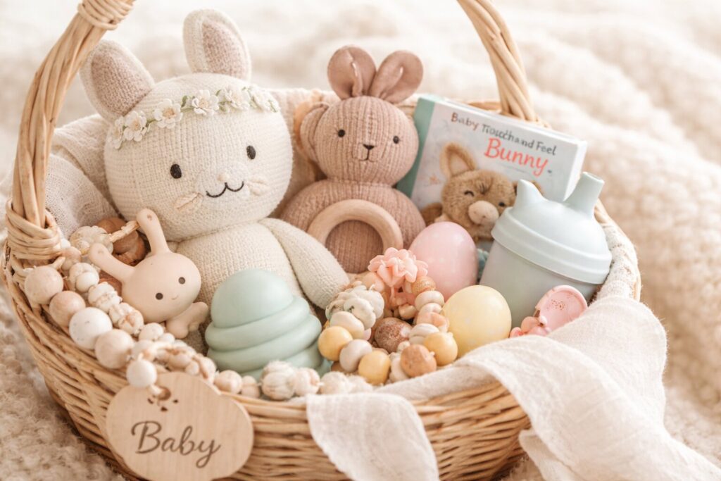 21 Super Cute Easter Basket Ideas For Babies